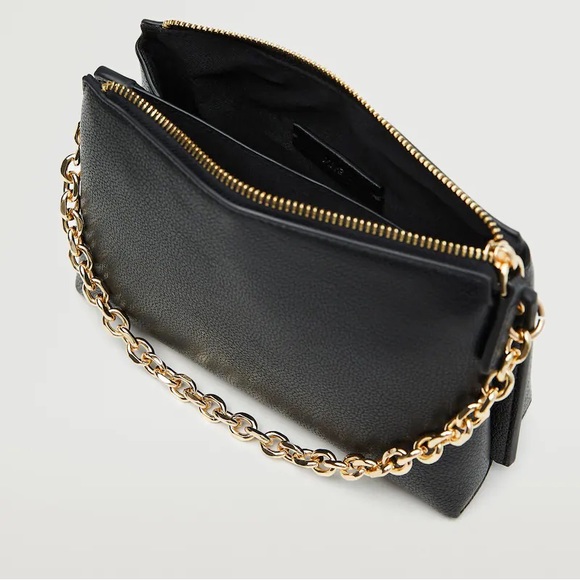 Mango Cross Body Bag with adjustable strap- Mango Purse- Black Purse - Picture 2 of 7